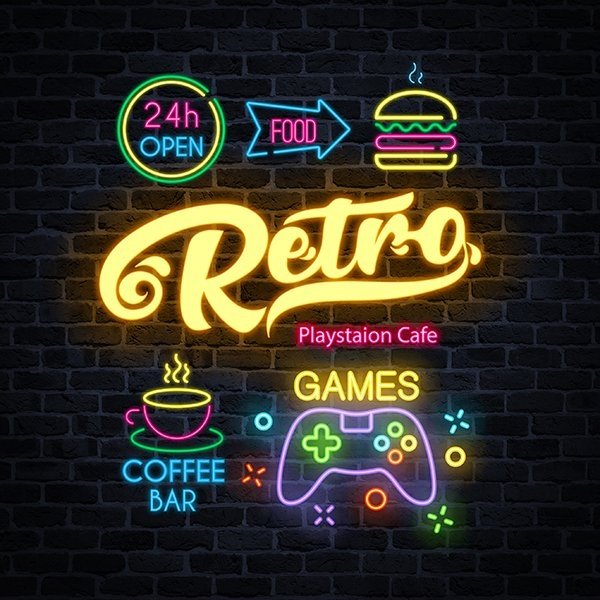 Retro Playstation Cafe